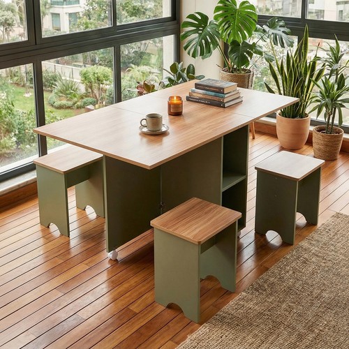 Folding dining table and - folding,
