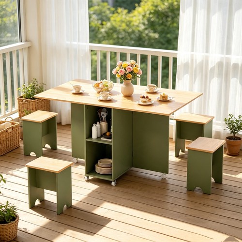Folding dining table and - folding,