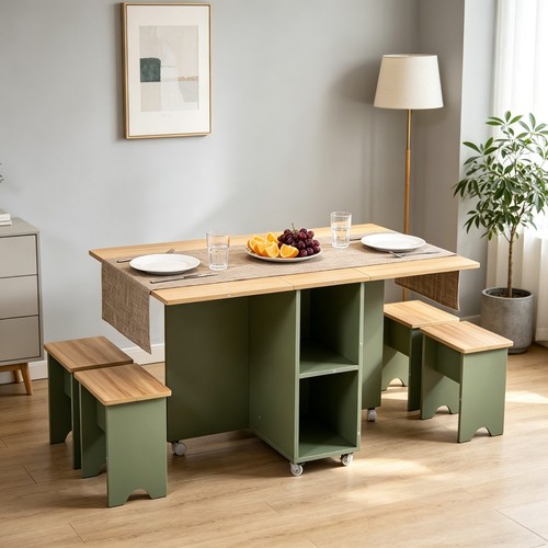 Folding dining table - dining, &