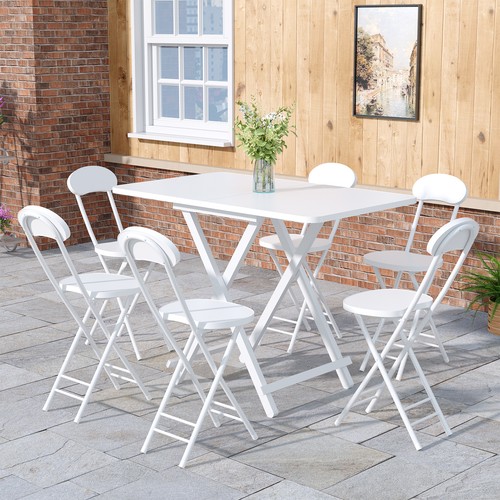 Foldable dining table - dining,