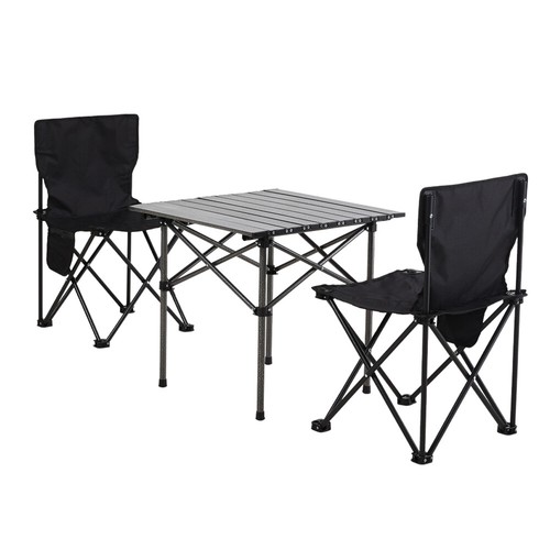 Portable folding camping table - camping,