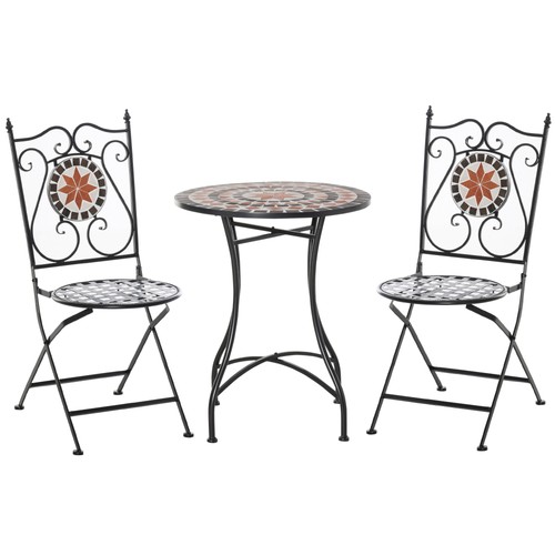 Outsunny piece mosaic bistro - piece,