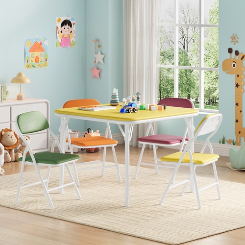 Piece folding kids table - folding,