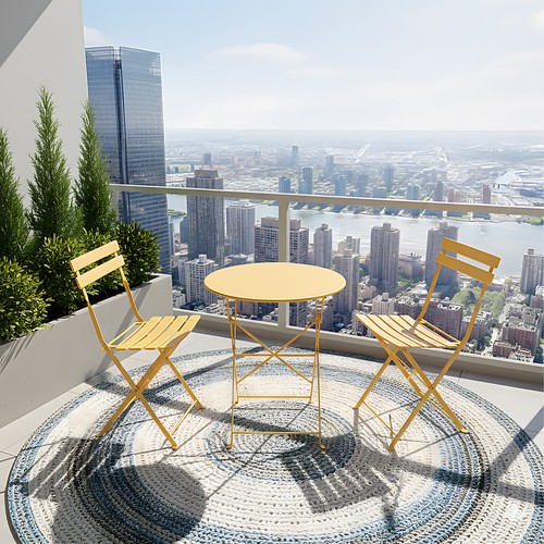 Garden furniture set foldable - set,