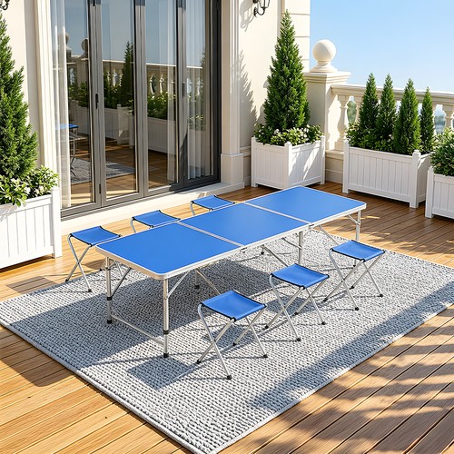 Foldable picnic table 3 4 - picnic,