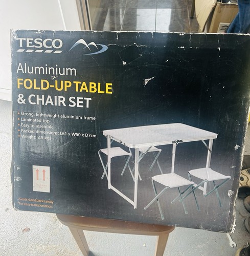 Aluminium foldable table and - aluminium,