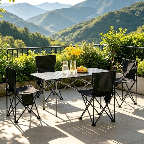 Folding camping table - camping, and