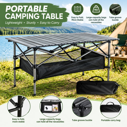 Foldable roll camping - roll-up,