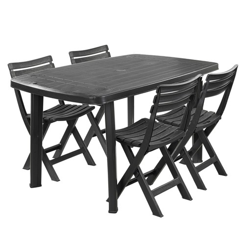 Large collapsible table with - large,