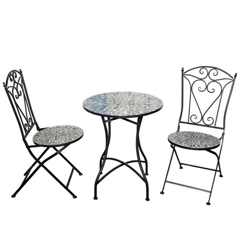 Bistro set mosaic tile - mosaic,