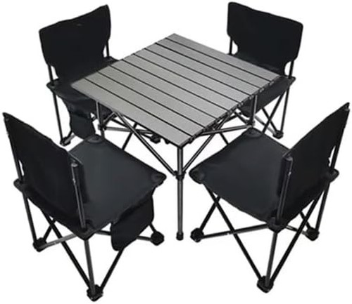 Stylish black folding camping - folding,